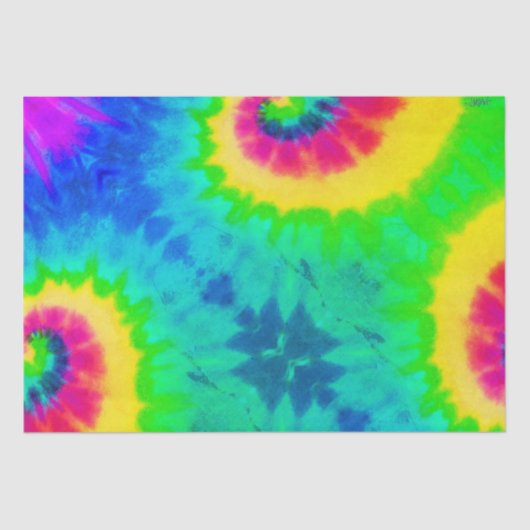 Tie Dye Tissue Paper - HAMbyWG Tissuepapier (Voorkant)