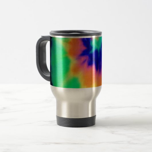 Tie Dye Travel Mug Reisbeker (Voorkant links)