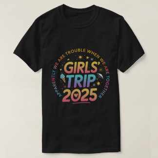 Tie Dye Trip 2025 Problemen als we samen zijn T-shirt