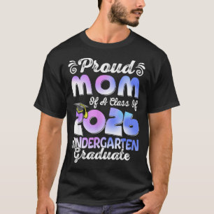 Tie dye trotse moeder van een afgestudeerde van de t-shirt