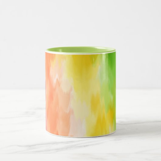 Tie Dye Tweekleurige Koffiemok (Center)