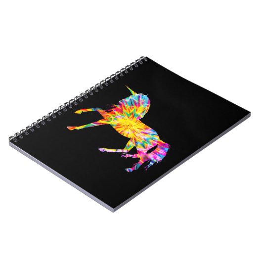 TIE DYE UNICORN NOTITIEBOEK (Linkerzijde)