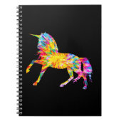 TIE DYE UNICORN NOTITIEBOEK (Voorkant)
