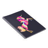 Tie Dye Unicorn Notitieboek (Rechterzijde)