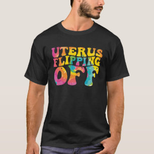 Tie Dye Uterus Ondersteuning Hysterectomie Herstel T-shirt