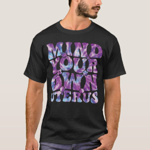 Tie Dye Uterus Ondersteuning Hysterectomie Herstel T-shirt