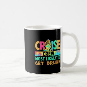 Tie Dye Vakantie Cruise Bemanning Meest Waarschijn Koffiemok