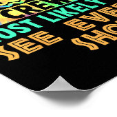 Tie Dye Vakantie Cruise Bemanning Meest Waarschijn Poster (Hoek)