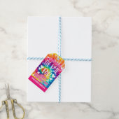 Tie Dye Valentijn Favor Tag Cadeaulabel (Met Touw)