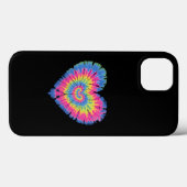 Tie Dye Valentijn Kleurrijke Hartjes Dag Case-Mate iPhone Case (Achterkant (horizontaal))