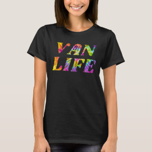 Tie Dye Van Life voor de nomad die vrij leeft T-shirt