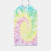 Tie Dye Verjaardag Cadeaulabel (Achterkant)