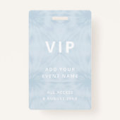 Tie Dye | VIP Access Pastel Blue Event Badge (Voorkant)