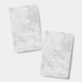 Tie Dye VIP Festival Event Identiteit Design Badge (Voor- en achterkant)