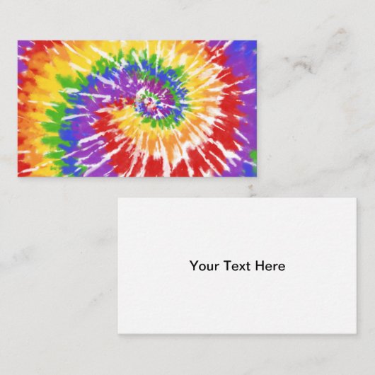 Tie Dye Visitekaartje