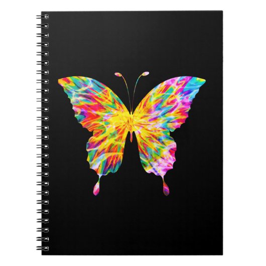 TIE DYE VLINDER NOTITIEBOEK (Voorkant)