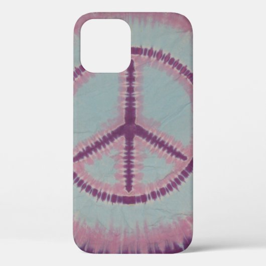 Tie Dye - Vredesbord - Paarse Case-Mate iPhone Case (Achterkant)