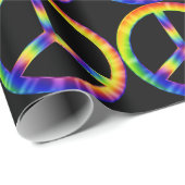 Tie Dye Vredessymbool Inpakpapier (Rol Hoek)