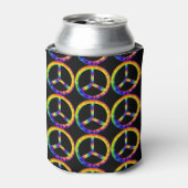 Tie Dye Vredessymbool Koeler (Blikje Voorkant)