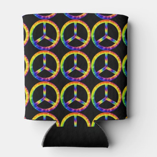 Tie Dye Vredessymbool Koeler (Achterkant)