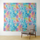 Tie-Dye Wandkleed (In Situ (horizontaal))