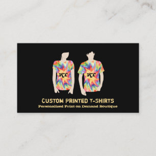 Tie Dye warmteoverdracht vinyl helemaal uitgesnede Visitekaartje