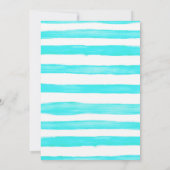 Tie Dye Water Pool Party uitnodiging (Achterkant)