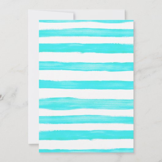 Tie Dye Water Pool Party uitnodiging (Achterkant)