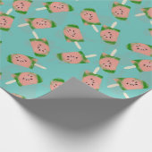 Tie Dye Watermeloen Ijslolly Cadeaupapier (Hoek)
