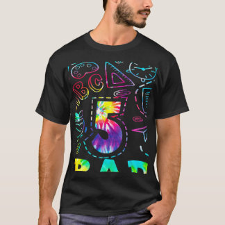 Tie Dye Welkom terug naar school 5e klas T-shirt