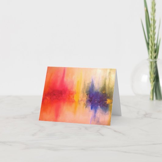 Tie Dye Wenskaart Bedankkaart (Voorkant)