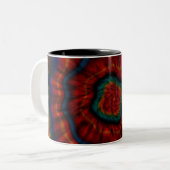 TIE DYE WERP TWEEKLEURIGE KOFFIEMOK (Voorkant links)