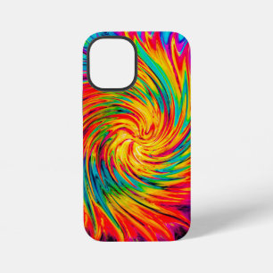 TIE DYE WIND ABSTRACT iPhone 12 MINI HOESJE
