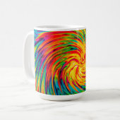 TIE DYE WIND ABSTRACT KOFFIEMOK (Voorkant links)
