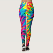 TIE DYE WIND ABSTRACT LEGGINGS (Achterkant)