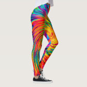 TIE DYE WIND ABSTRACT LEGGINGS (Rechts)