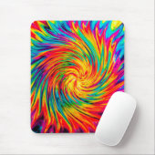 TIE DYE WIND ABSTRACT MUISMAT (Met muis)