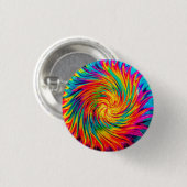 TIE DYE WIND ABSTRACT RONDE BUTTON 3,2 CM (Voorkant /achterkant)