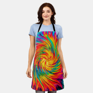 TIE DYE WIND ABSTRACT SCHORT