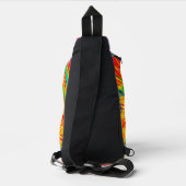 TIE DYE WIND ABSTRACT SLING BAG (Achterkant)