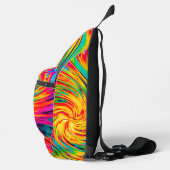 TIE DYE WIND ABSTRACT SLING BAG (Rechts)