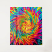 TIE DYE WIND ABSTRACT WANDKLEED (Voorkant)