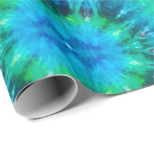 Tie Dye Wrapping & Craft Paper in Blues & Greens Cadeaupapier (Rol Hoek)
