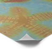 Tie Dye Zee Schildpad Paard Sterren Vis Poster (Hoek)