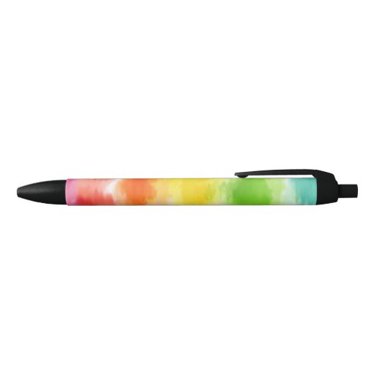 Tie Dye Zwarte Inkt Pen (Bovenkant)