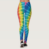 Tie-dyed, vibrant colored, leggings (Achterkant)