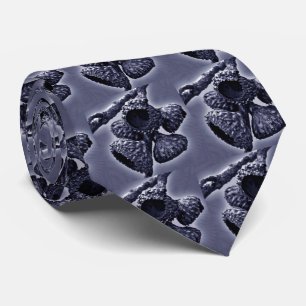 Tie Eikel Dop - Marineblauw Stropdas