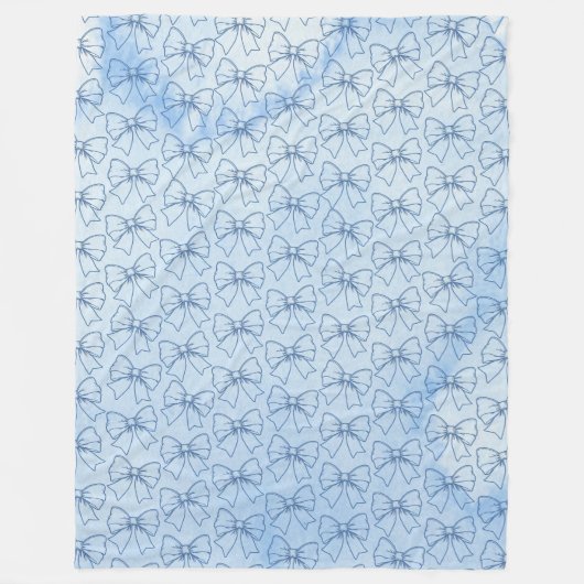 Tie Fleece Deken (Voorkant)