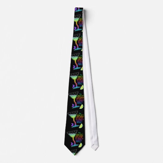 TIE - GLAS HALF VOL STROPDAS (Voorkant)