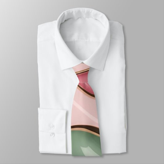 Tie in stylish abstract graphic stropdas (Gebonden)
